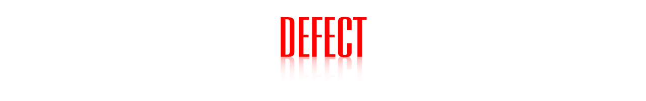 DEFECT　不具合